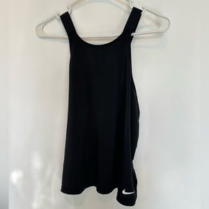 Black workout Nike brand top